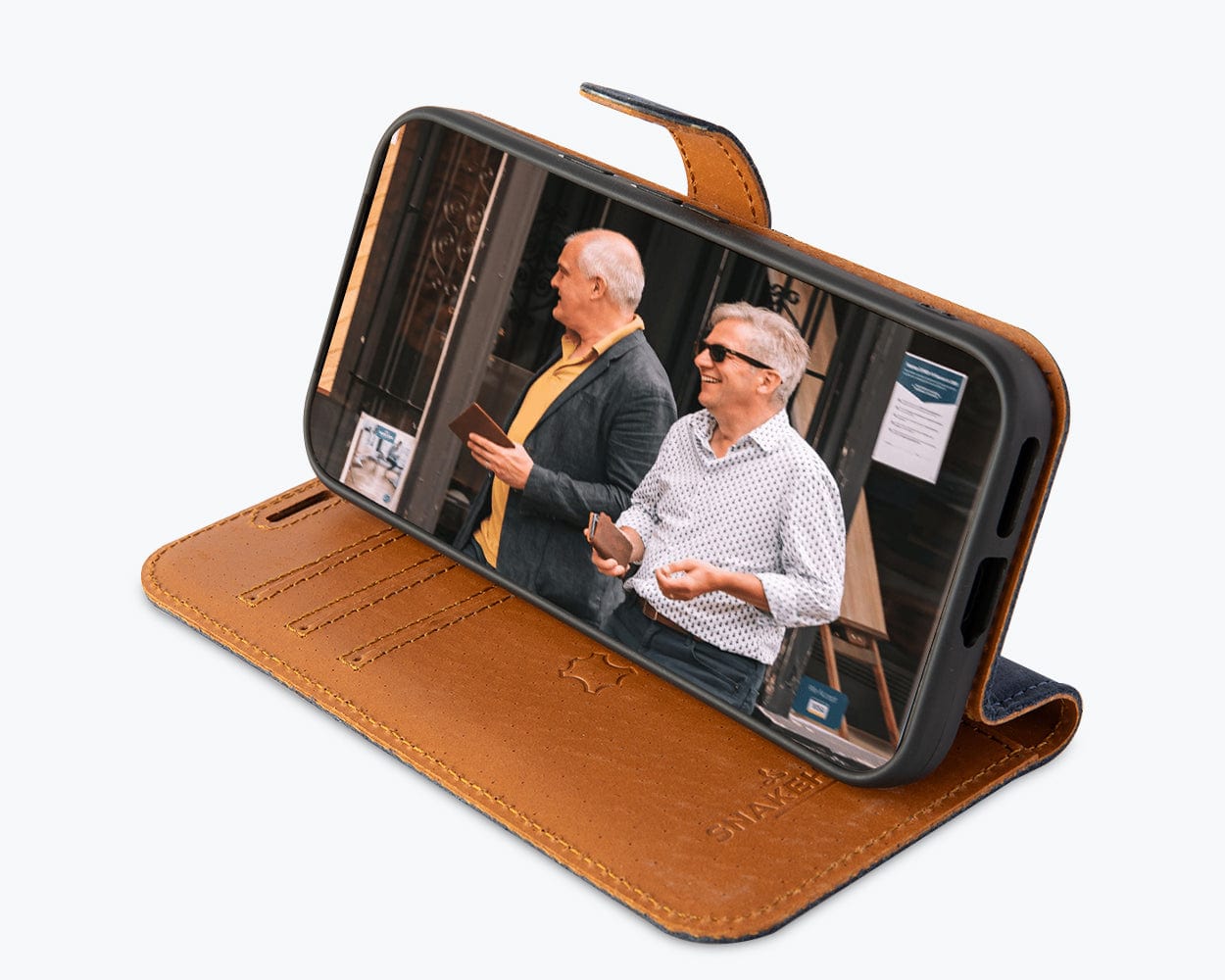 Google Pixel 9A - Vintage Leather Wallet Phone Case