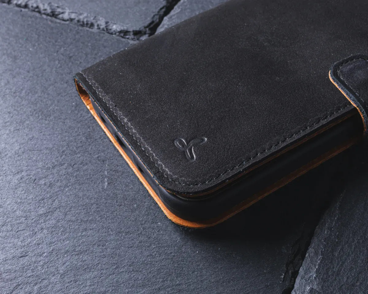 Snakehive Vintage Wallet Apple iPhone 18 Pro - Vintage Leather Wallet Phone Case Vintage Leather Wallet Case for Apple iPhone 18 Pro