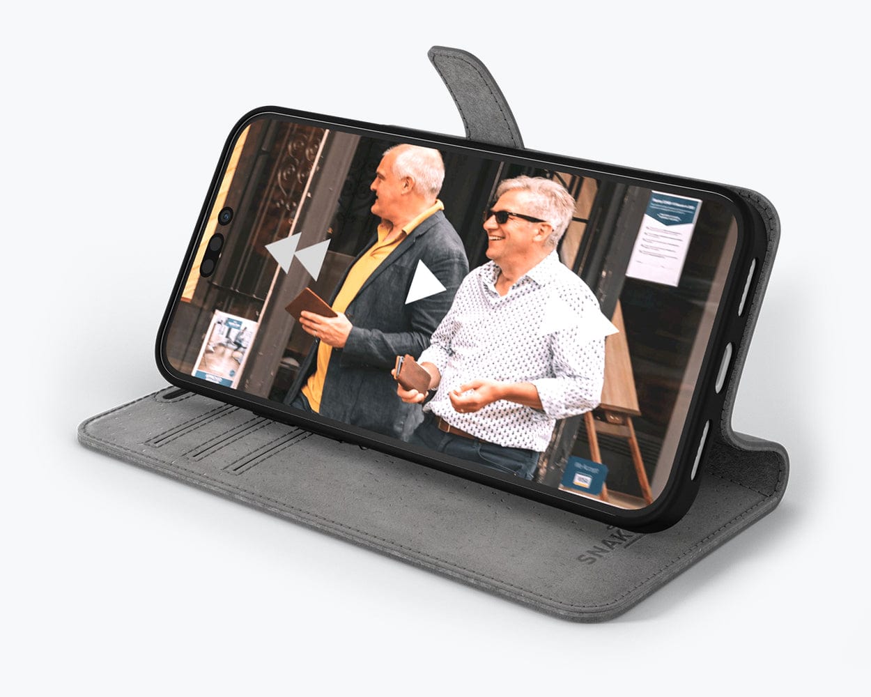 Apple iPhone 15 Pro - Vintage Leather Wallet Phone Case