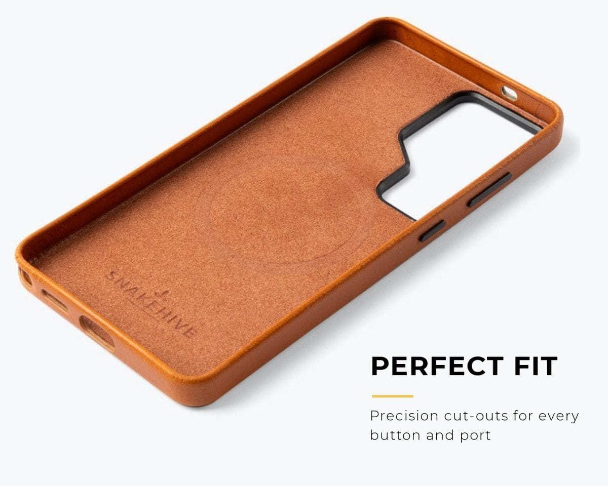 Snakehive Metro Bumper Case Samsung Galaxy S26 Ultra - Metro Slim Leather Phone Case Metro Slim Leather Phone Case for Samsung Galaxy S26 Ultra