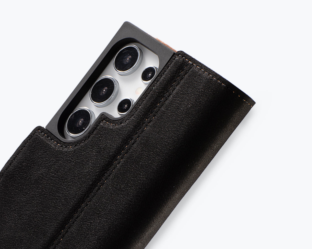 Samsung Galaxy S24 Ultra - Vintage Leather Wallet Phone Case