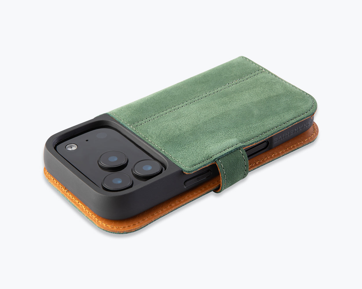 Apple iPhone 17 Pro - Vintage Leather Wallet Phone Case