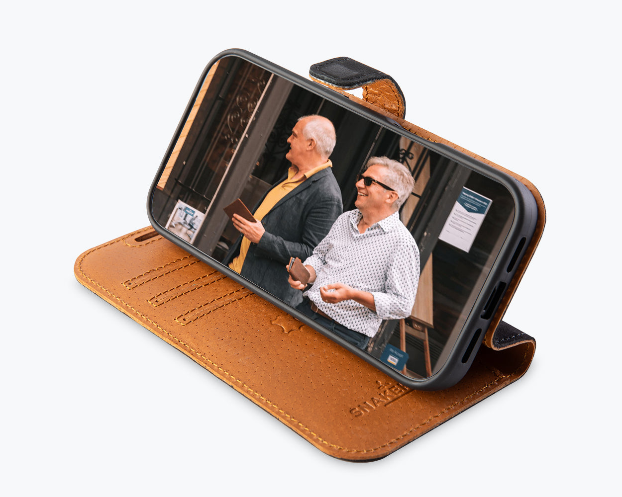 Apple iPhone 17 Pro Max - Vintage Leather Wallet Phone Case