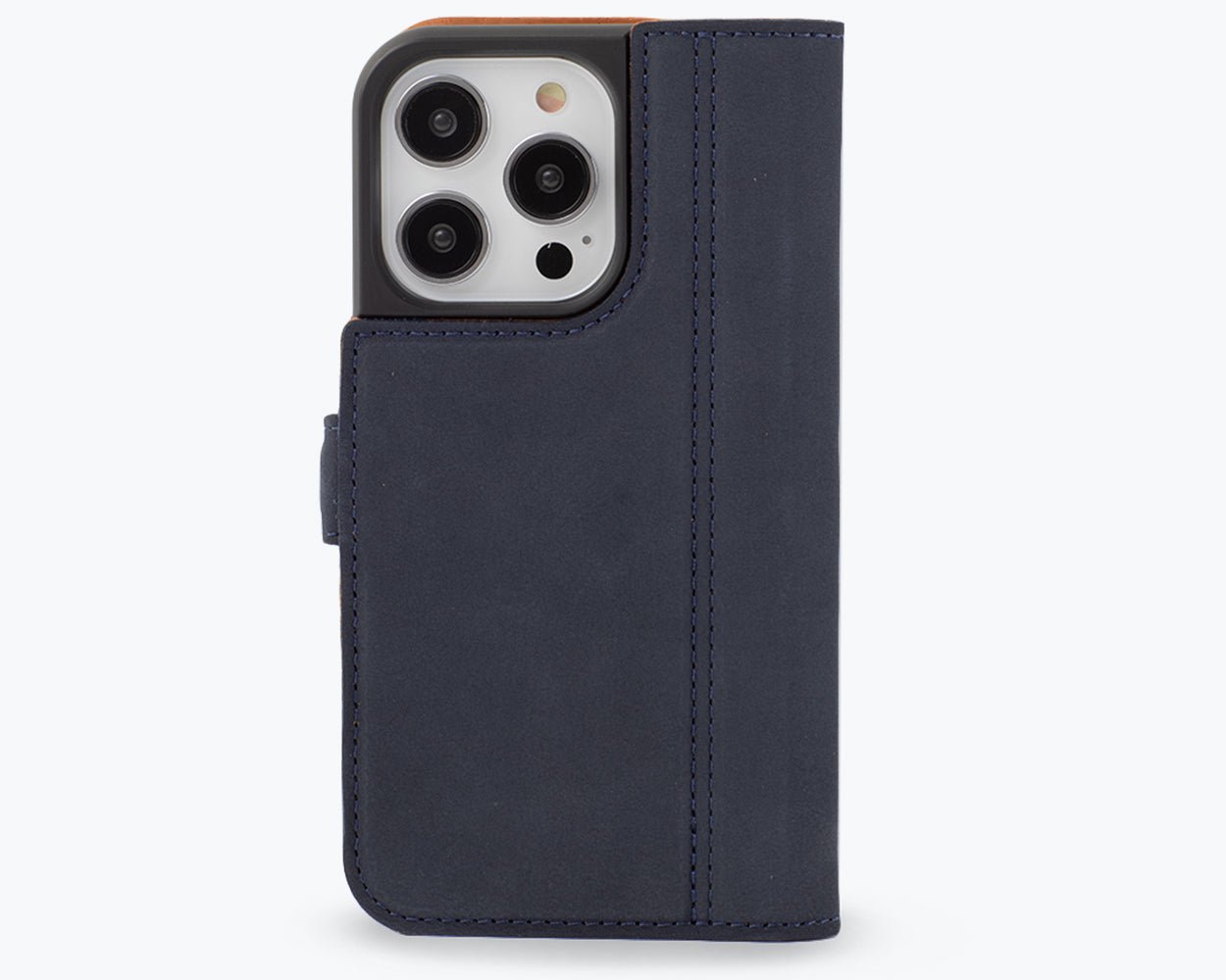 Apple iPhone 14 Pro - Vintage Leather Wallet Phone Case (Side Clasp)