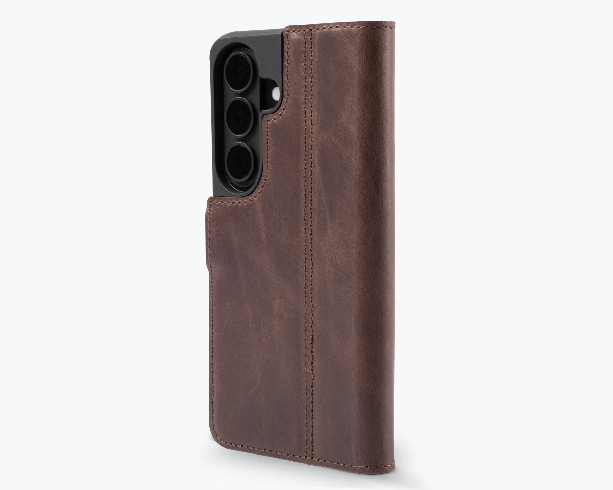 Samsung Galaxy S26 - Vintage Leather Wallet Phone Case