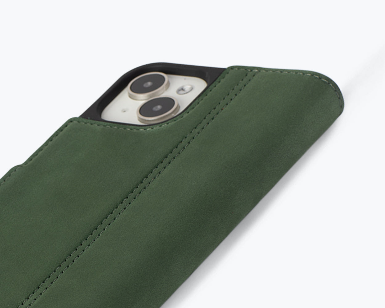 Apple iPhone 15 Plus - Vintage Leather Wallet Phone Case