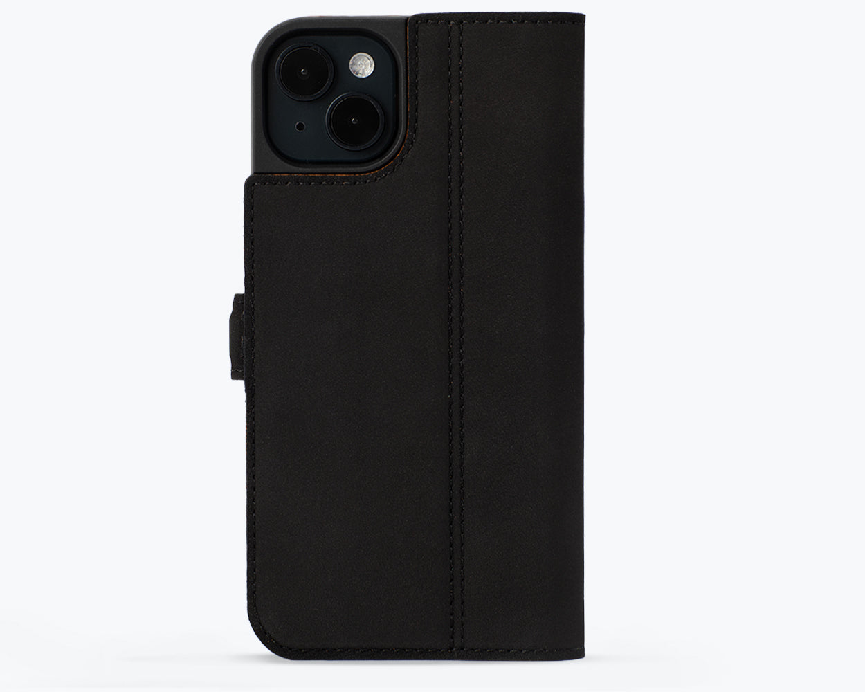Apple iPhone 15 Plus - Vintage Leather Wallet Phone Case (Side Clasp)