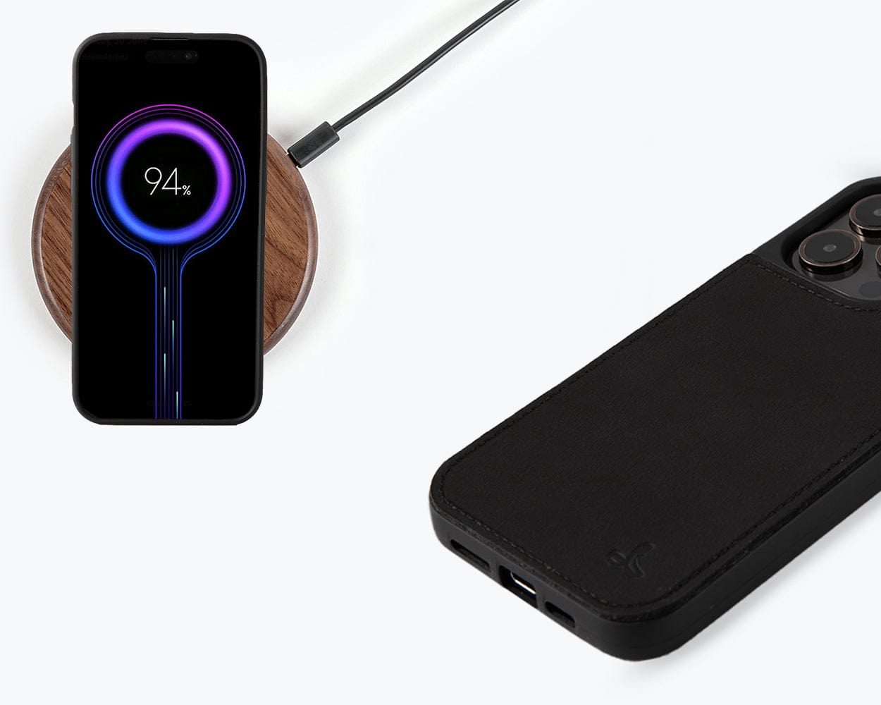 Apple iPhone 15 Pro Max - Vintage Leather Back Case