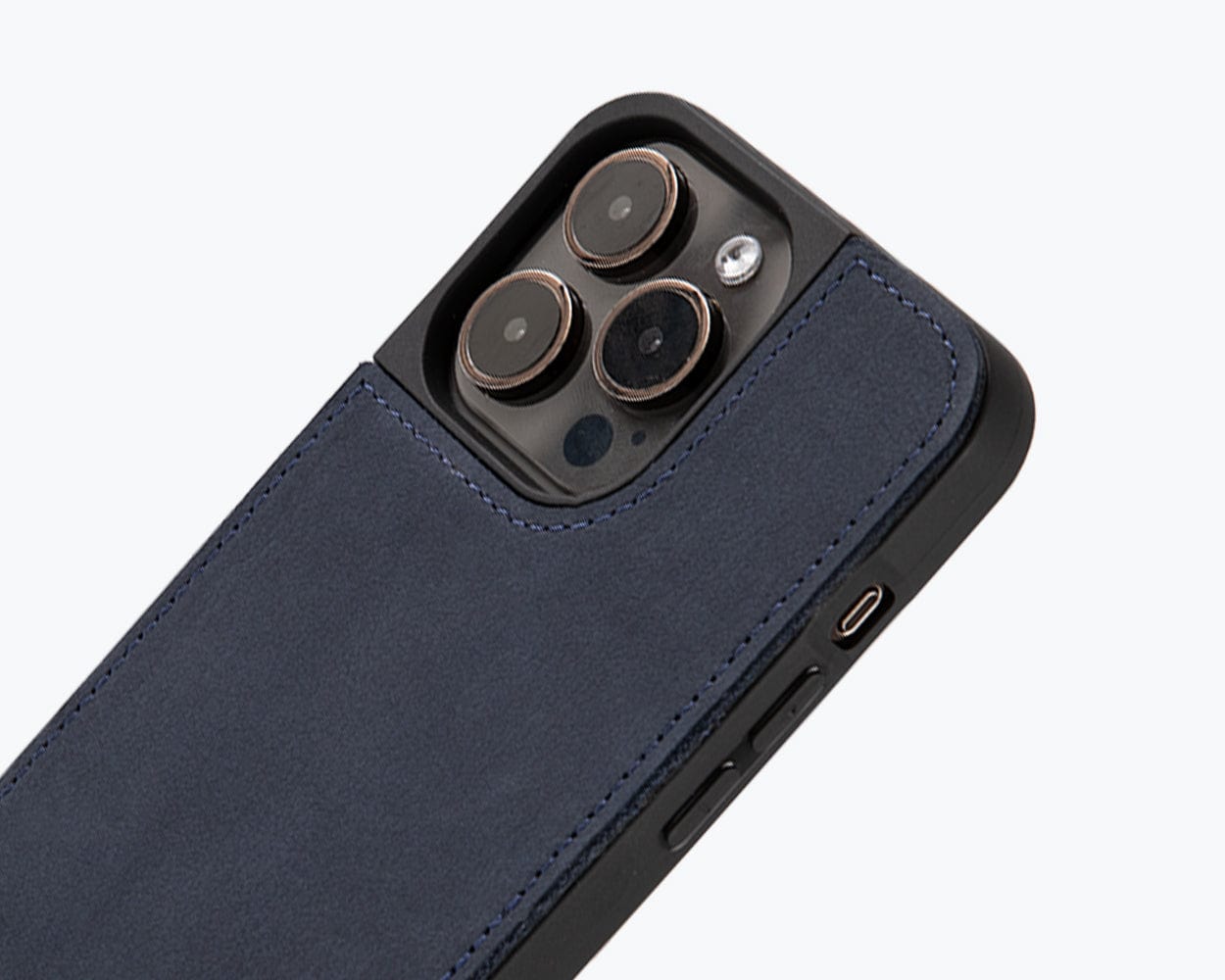 Apple iPhone 15 Pro Max - Vintage Leather Back Case