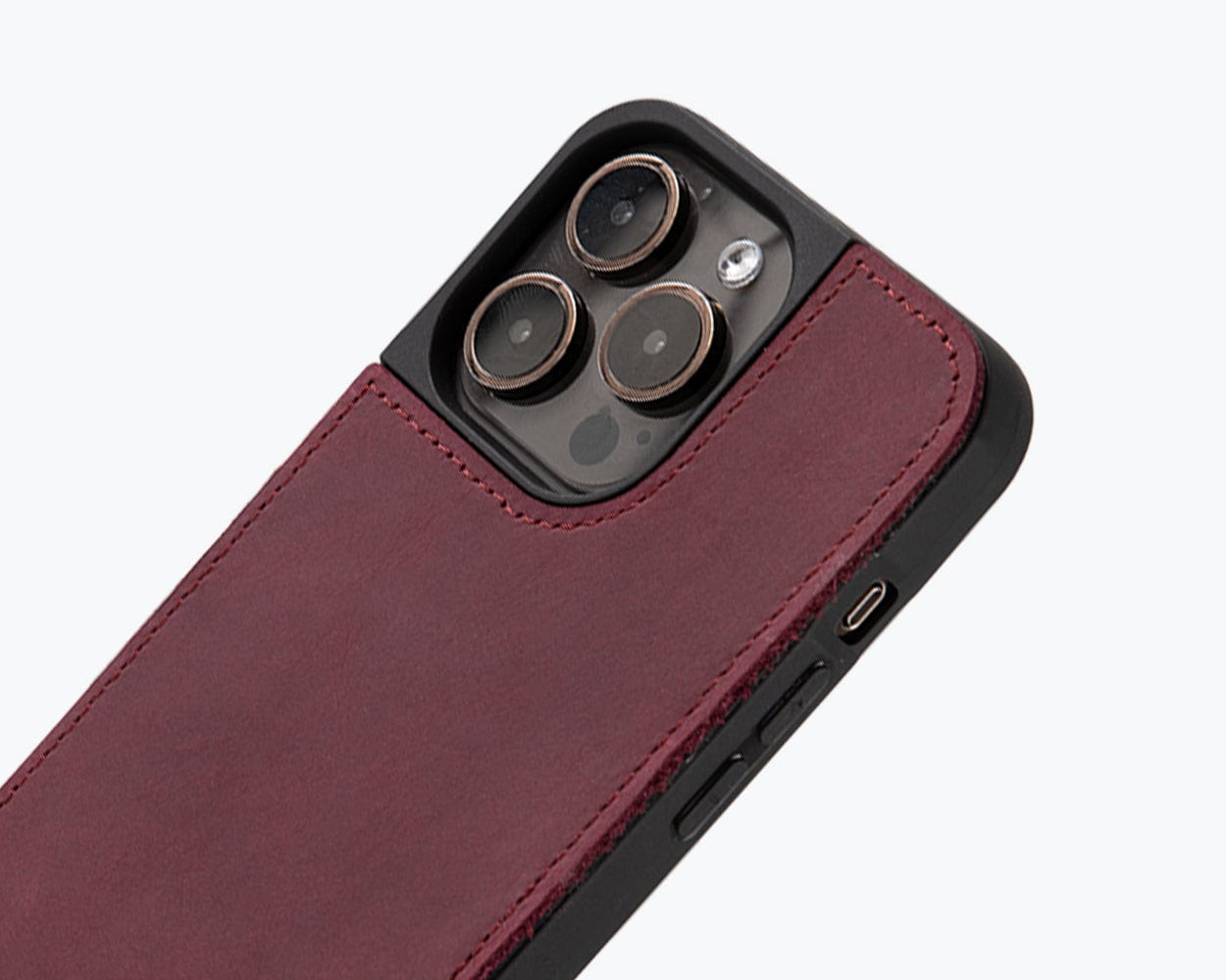 Apple iPhone 15 Pro Max - Vintage Leather Back Case