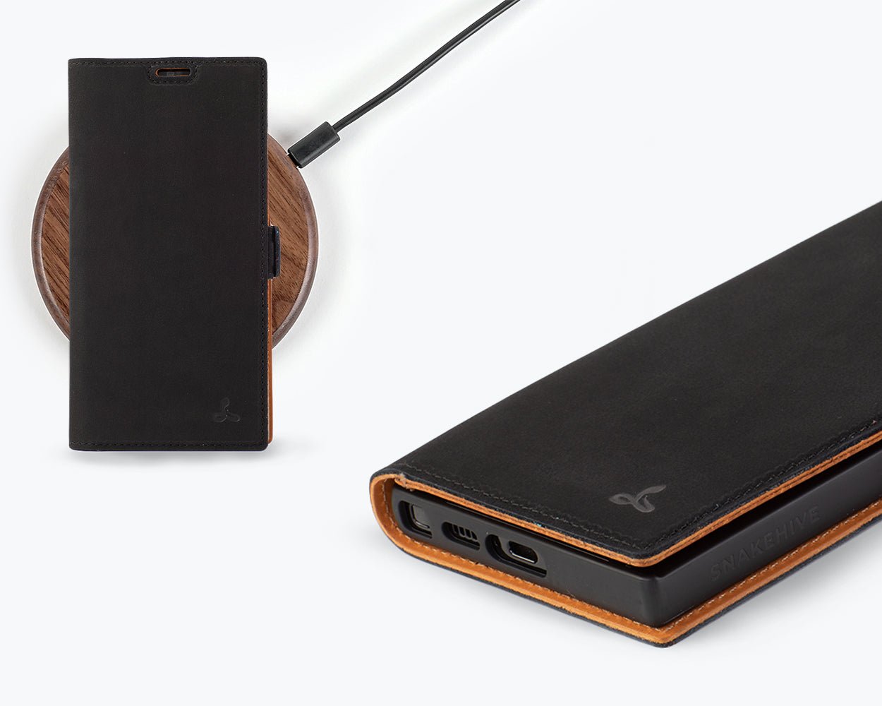 Samsung Galaxy S23 Ultra - Vintage Leather Wallet Phone Case (Side Clasp)