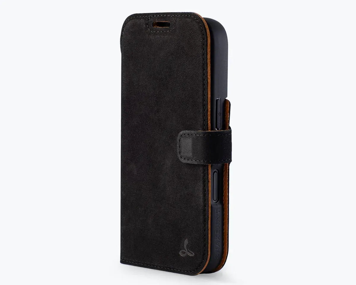 Apple iPhone 18 Pro - Vintage Leather Wallet Phone Case