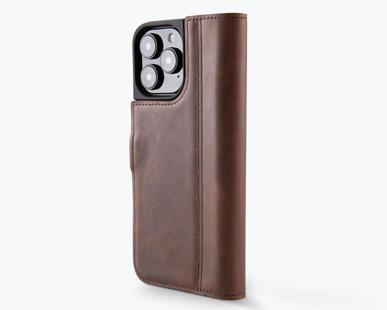 Apple iPhone 16 Pro Max - Vintage Leather Wallet Phone Case