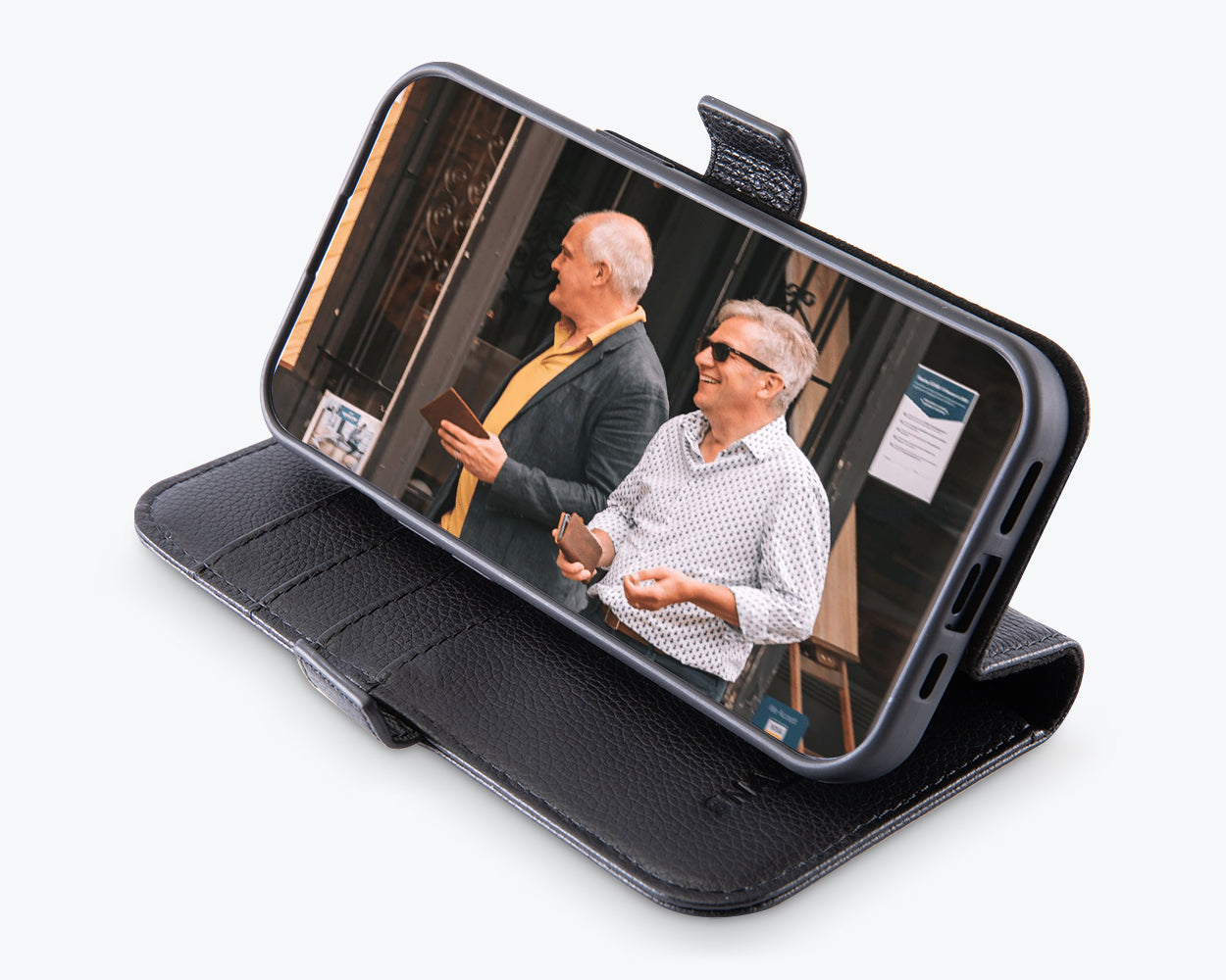 Apple iPhone 15 - Metro Leather Wallet Phone Case