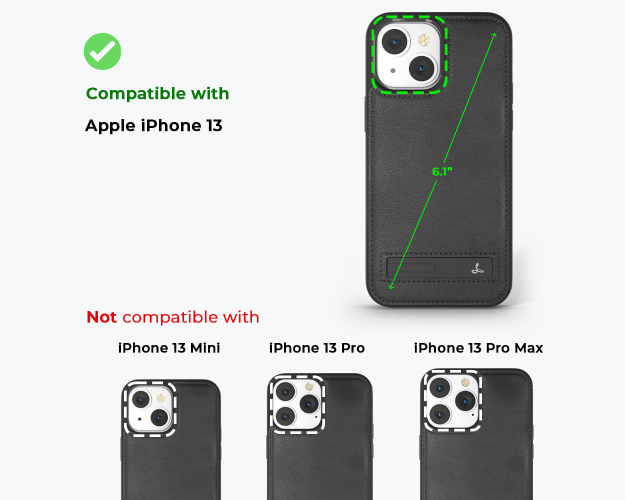 Apple iPhone 13 - Metro Leather Phone Case