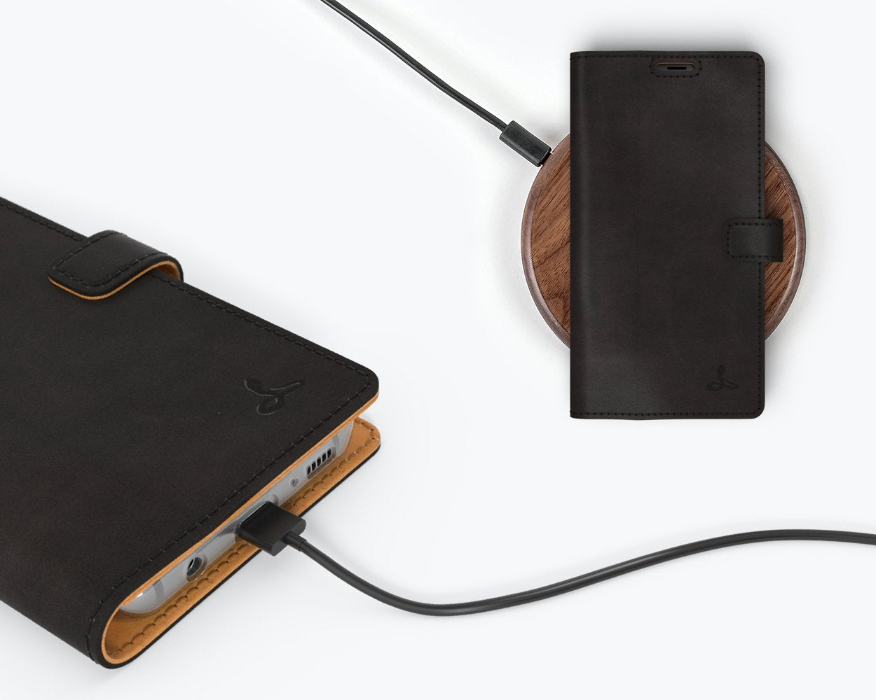 Samsung Galaxy S8 - Vintage Leather Wallet Phone Case