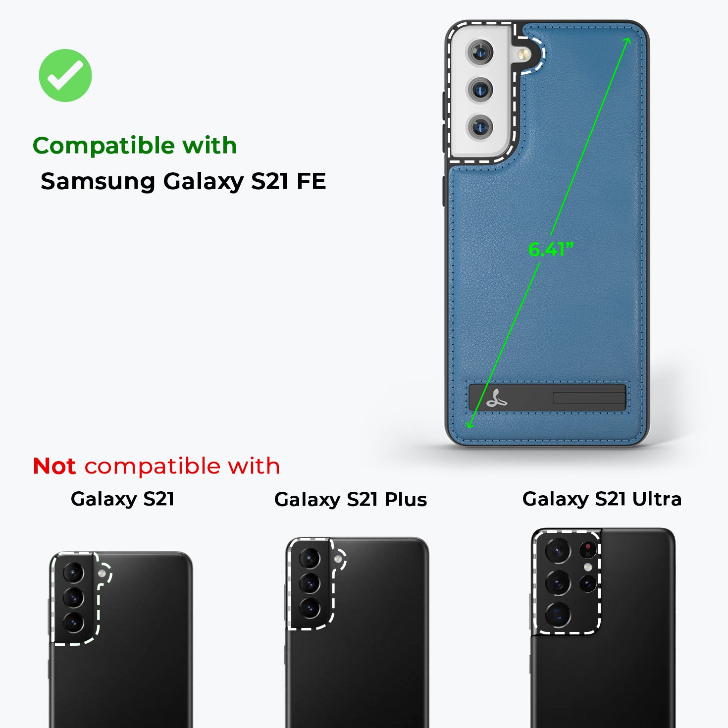 Samsung Galaxy S21 FE - Metro Leather Phone Case