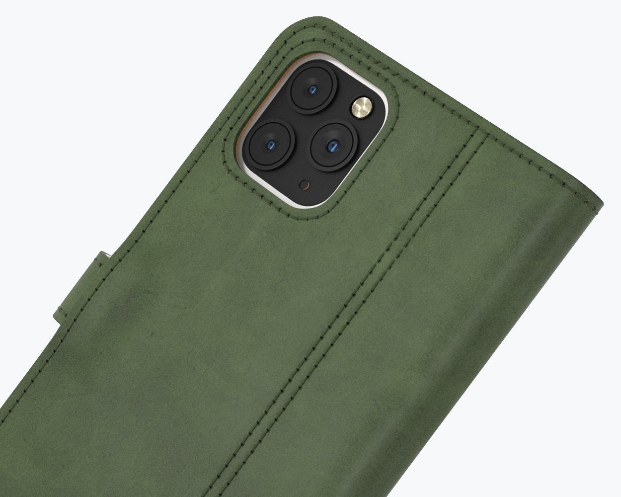 Apple iPhone 12 Pro Max - Vintage Leather Wallet Phone Case