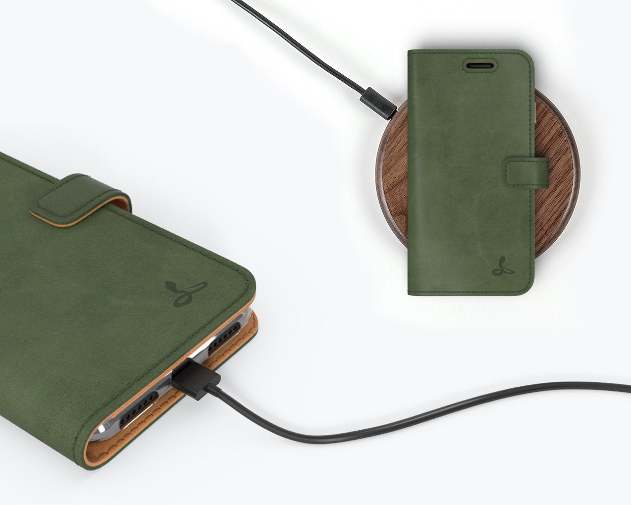 Apple iPhone SE (2020) / SE (2022) - Vintage Leather Wallet Phone Case