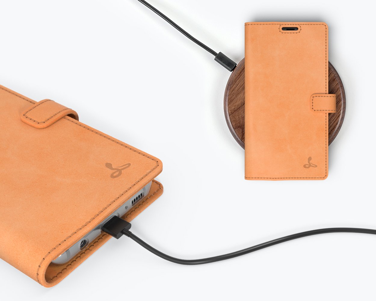 Samsung Galaxy S8 - Vintage Leather Wallet Phone Case