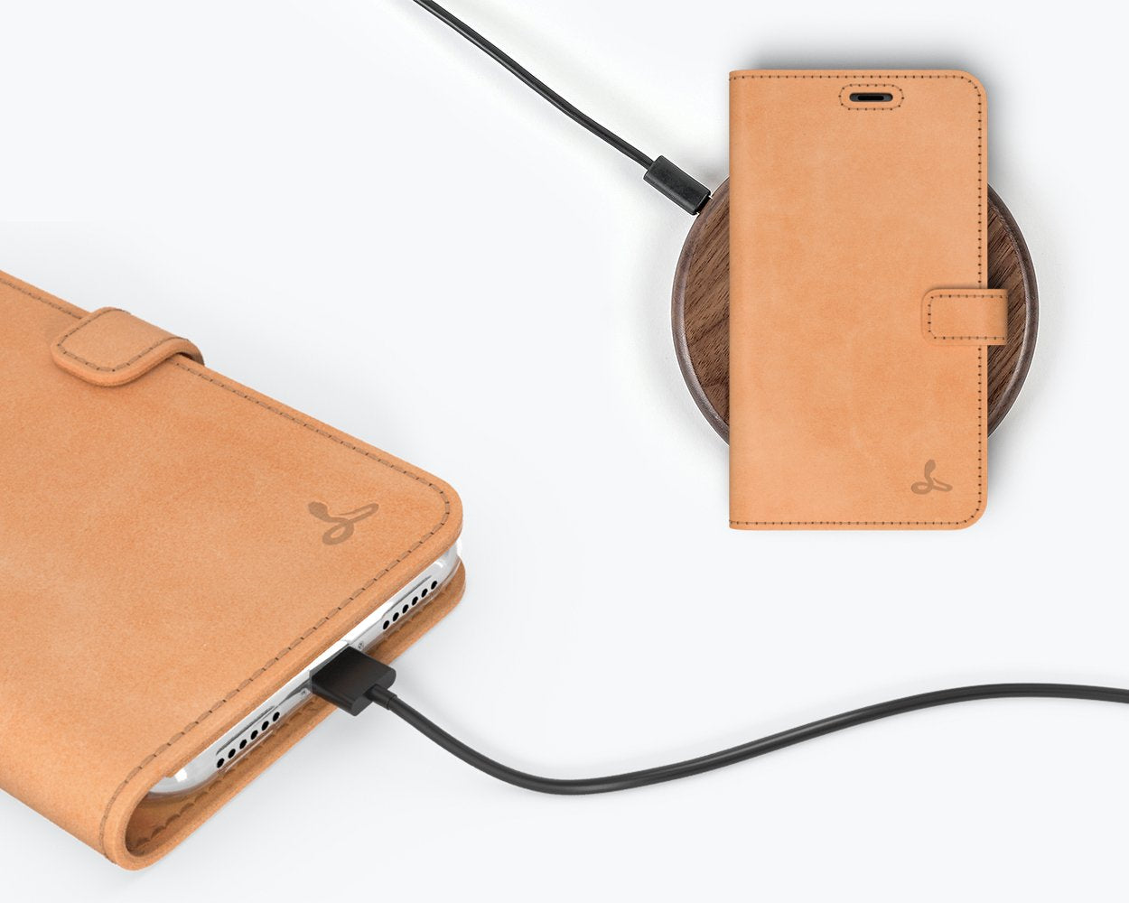 Apple iPhone XS Max - Vintage Leather Wallet Phone Case