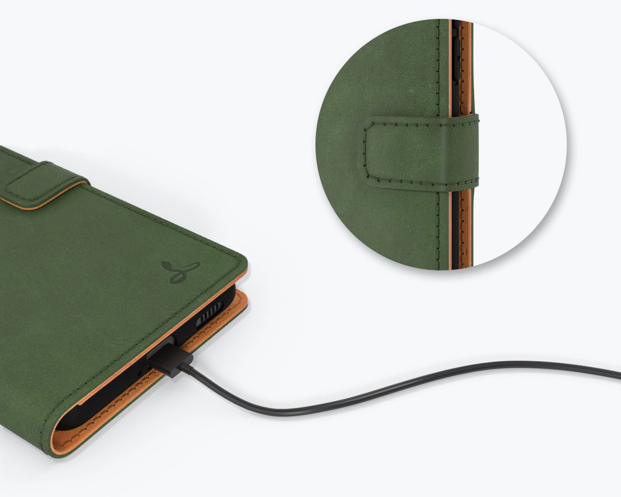 Samsung Galaxy A53 - Vintage Leather Wallet Phone Case