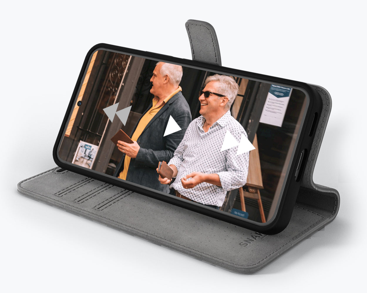 Samsung Galaxy S22 - Vintage Leather Wallet Phone Case