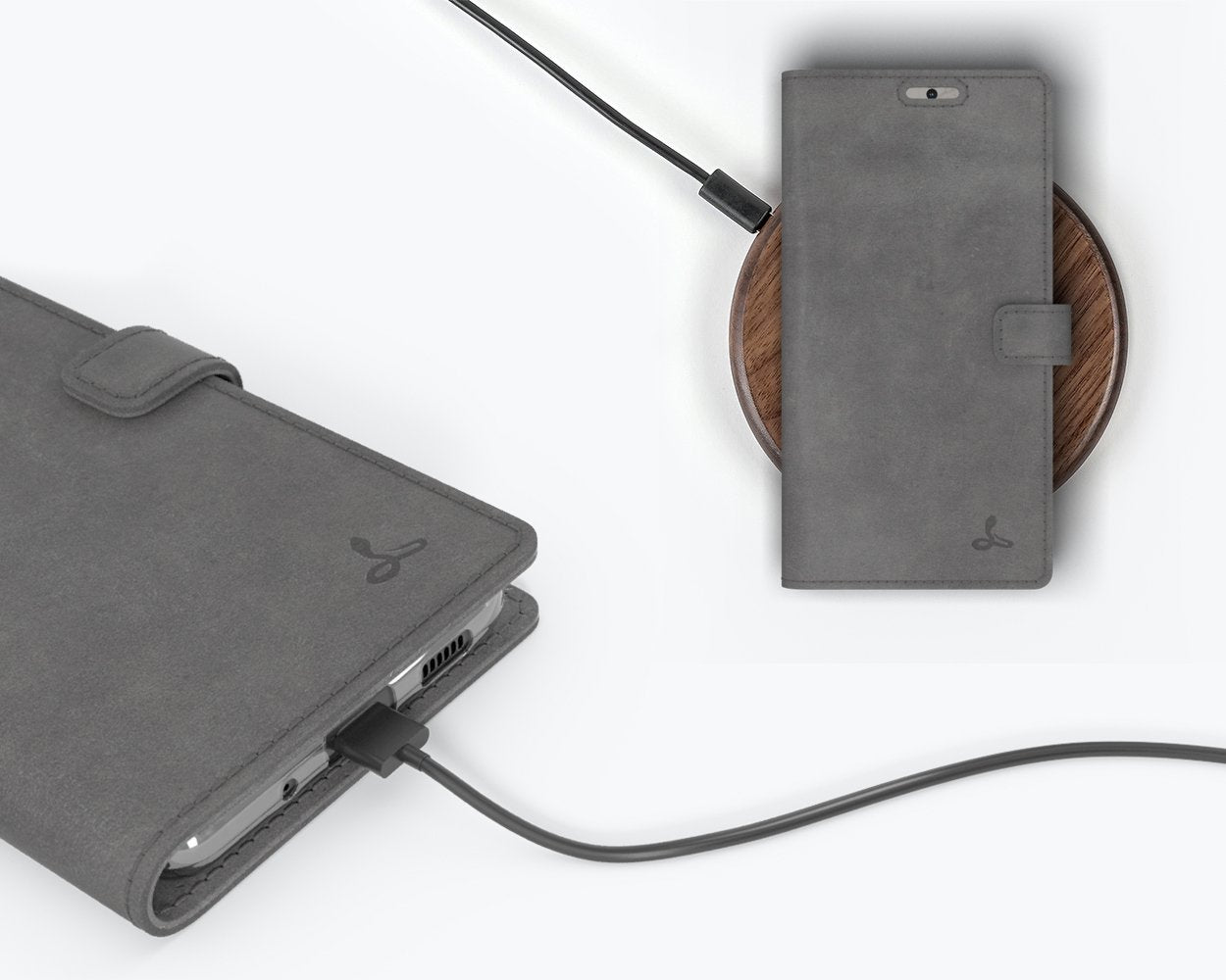 Samsung Galaxy S20 FE - Vintage Leather Wallet Phone Case