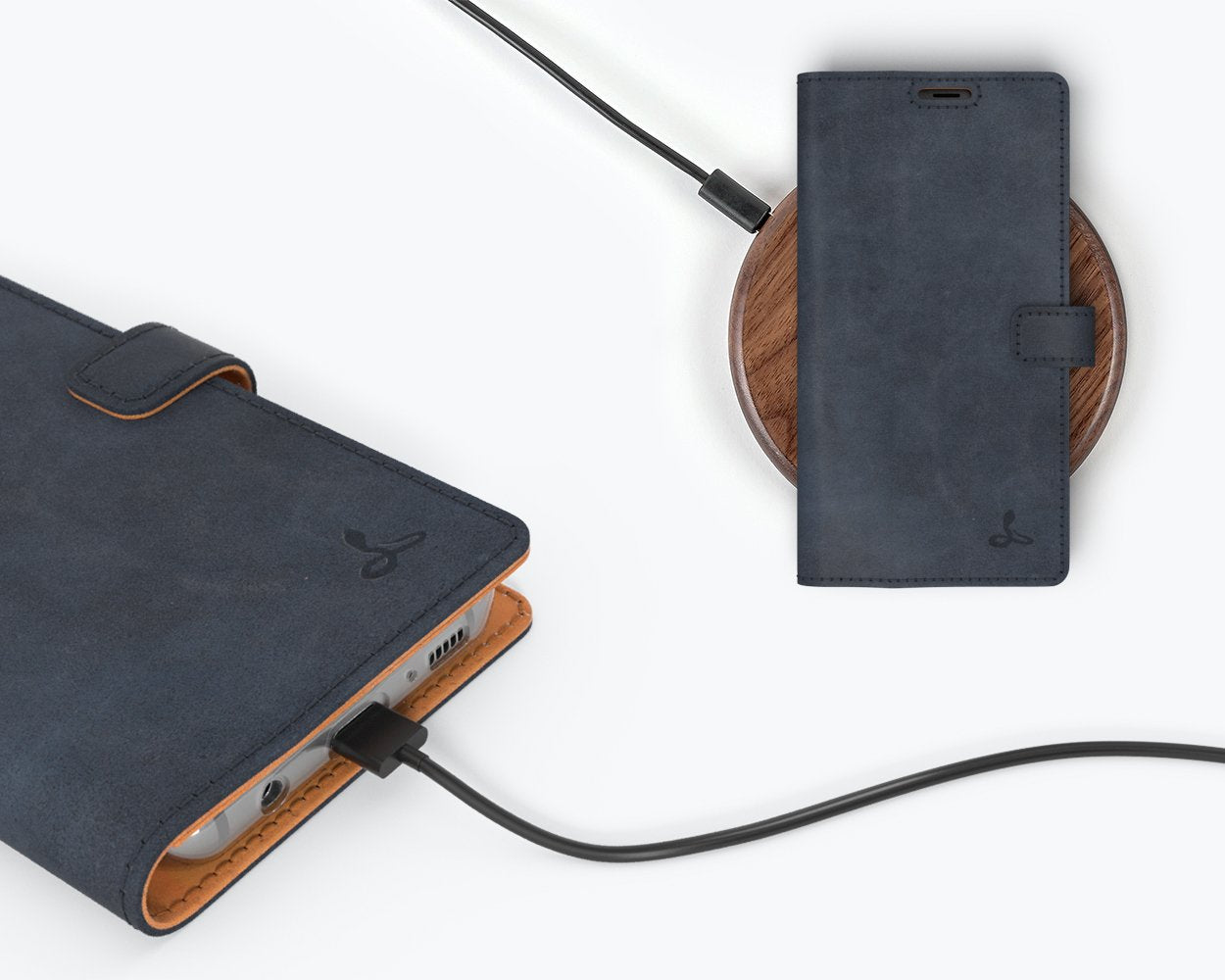 Samsung Galaxy S8 - Vintage Leather Wallet Phone Case