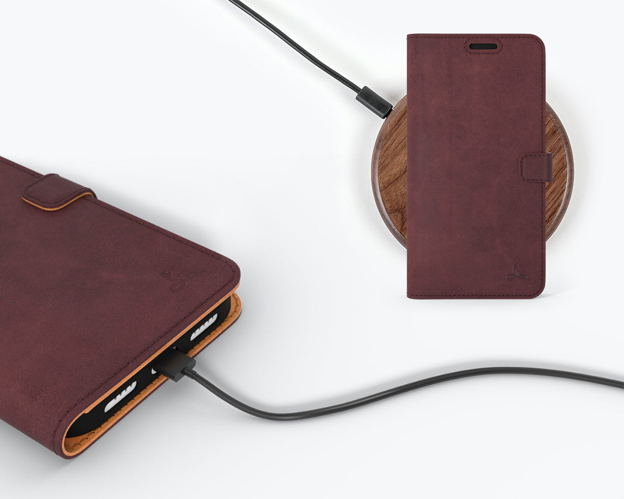 Apple iPhone 14 Plus - Vintage Leather Wallet Phone Case