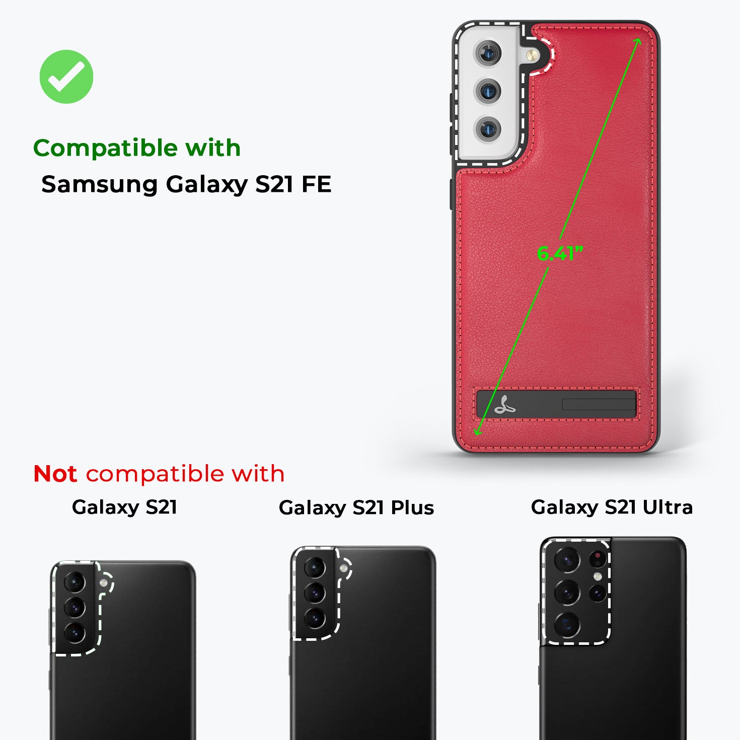 Samsung Galaxy S21 FE - Metro Leather Phone Case