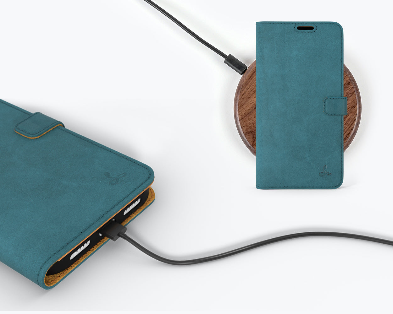 Apple iPhone 14 Pro - Vintage Leather Wallet Phone Case