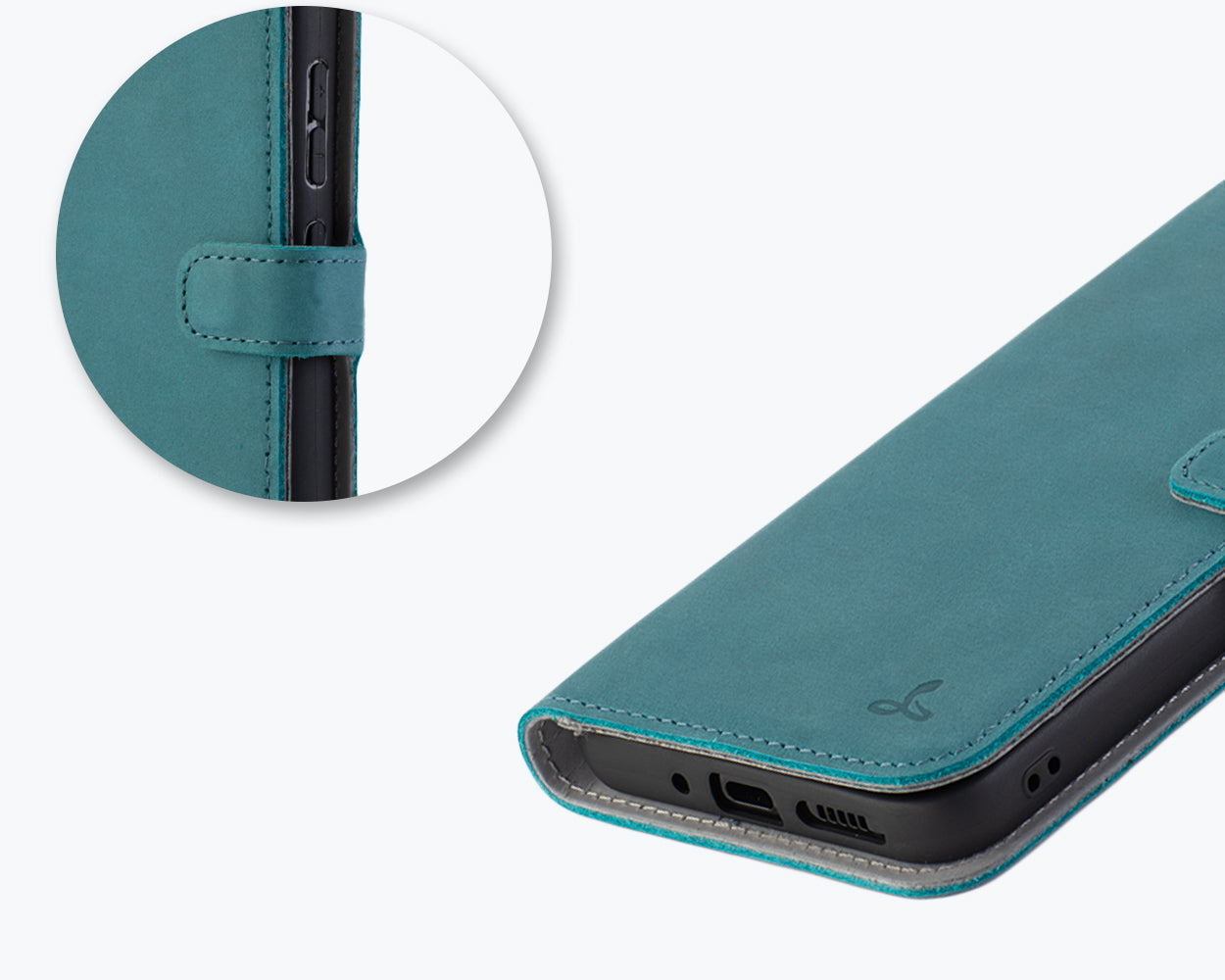 Samsung Galaxy A34 - Vintage Leather Wallet Phone Case