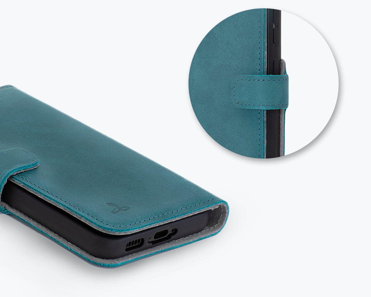 Samsung Galaxy S23 - Vintage Leather Wallet Phone Case