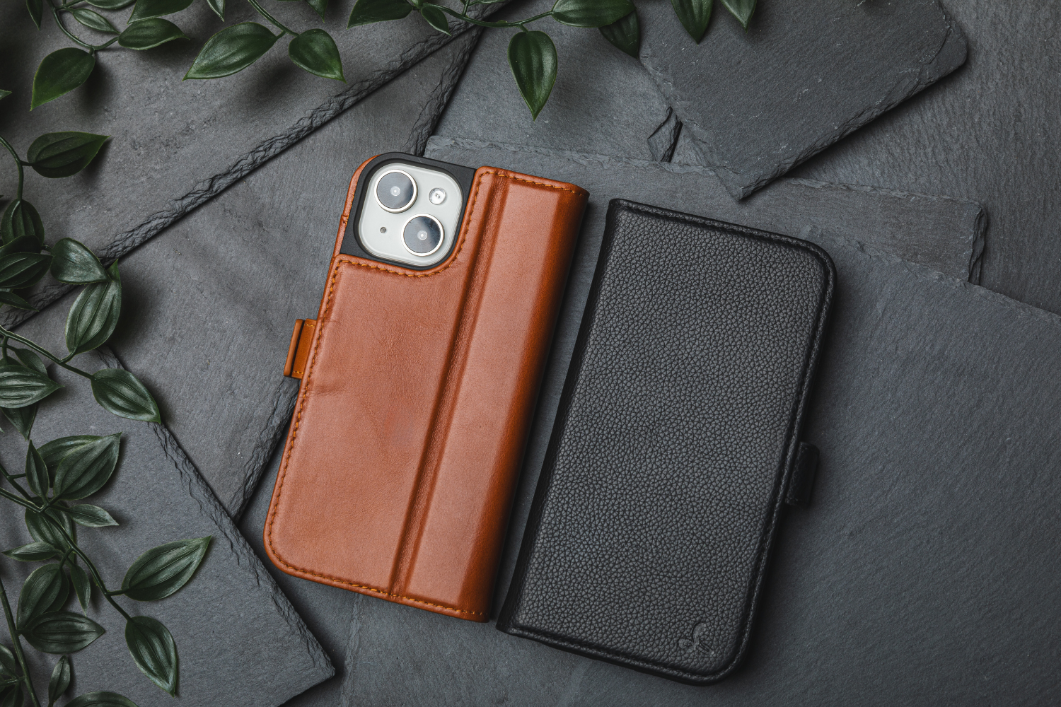 Apple iPhone 15 - Metro Leather Wallet Phone Case