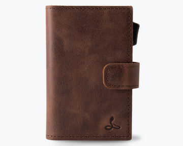 Vintage Leather Smart RFID Wallet | Snakehive