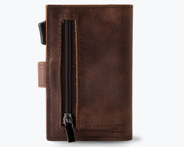 Vintage Leather Smart RFID Wallet | Snakehive