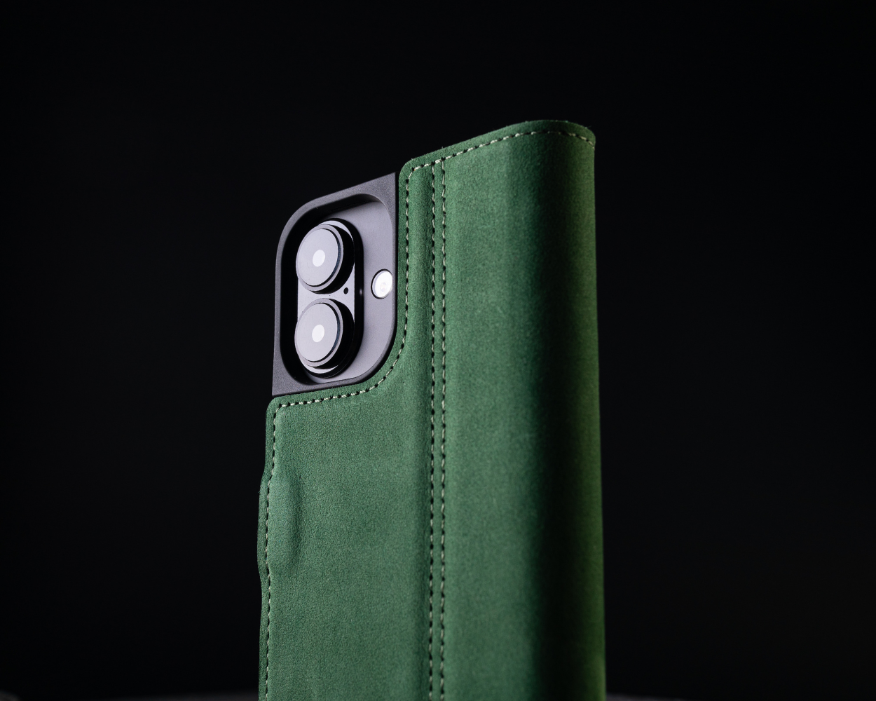 Apple iPhone 16 - Vintage Leather Wallet Phone Case