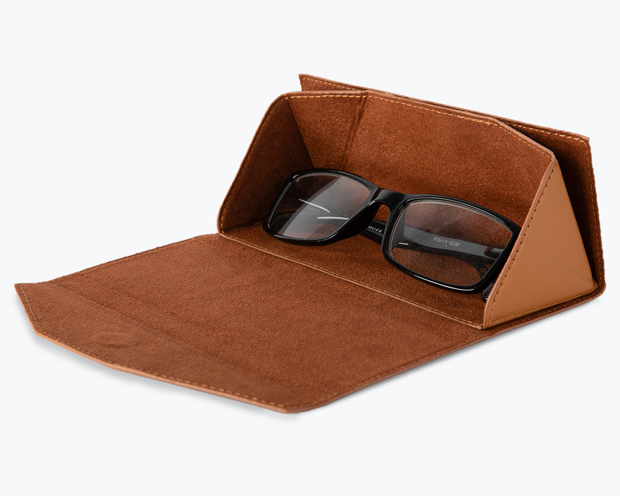 Metro Foldable Leather Glasses Case