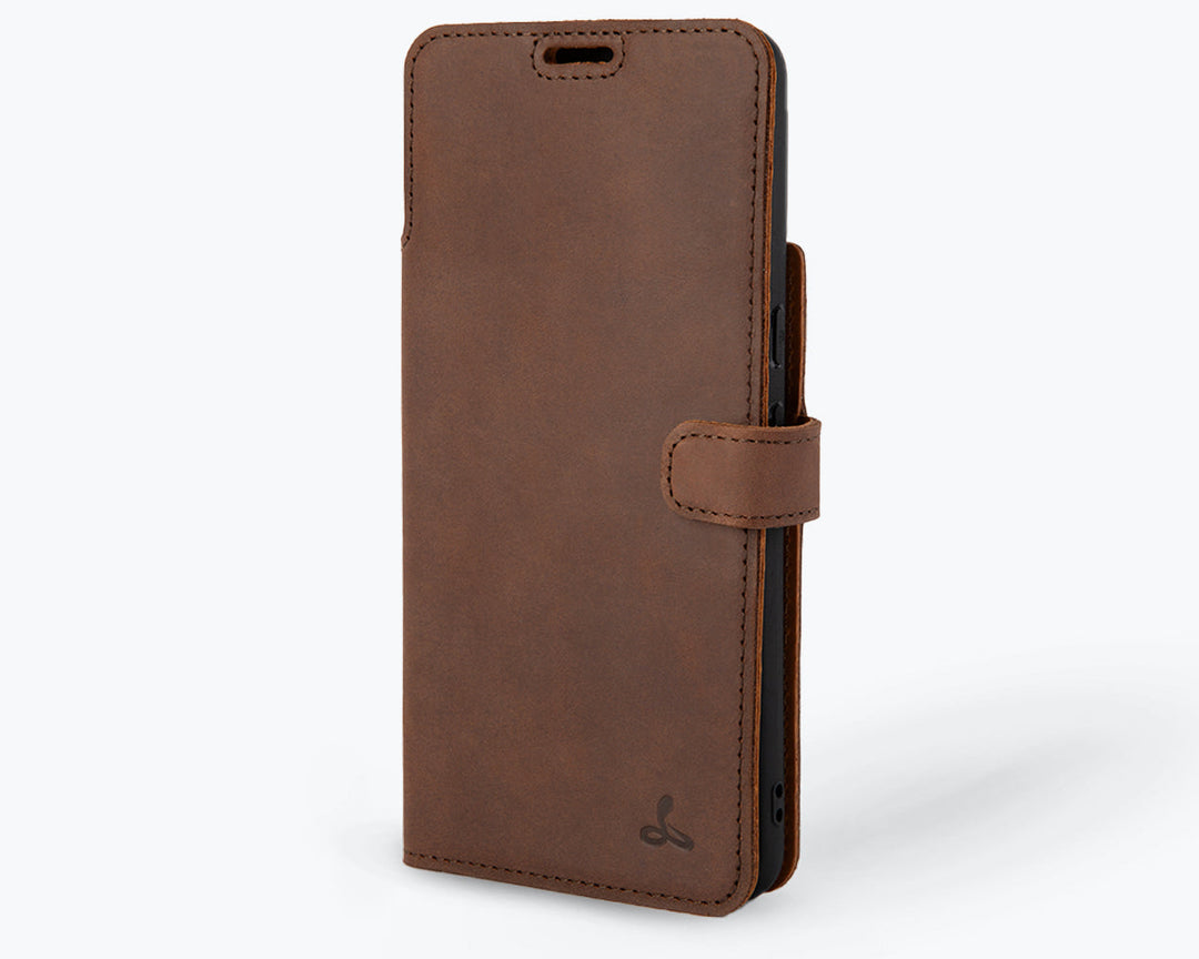 Custodia Portafoglio Con Flip Per Google Pixel 8 Pro, Pelle PU Marrone, Chiusura Magnetica E Supporto - 4