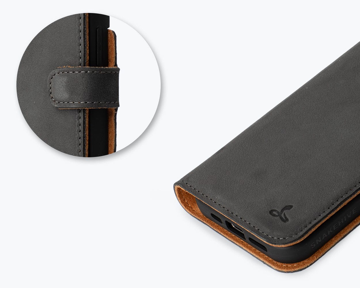 Apple iPhone 15 Pro Max - Vintage Leather Wallet Phone Case