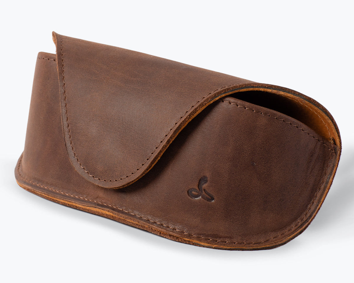 Vintage Leather Glasses Case | Snakehive