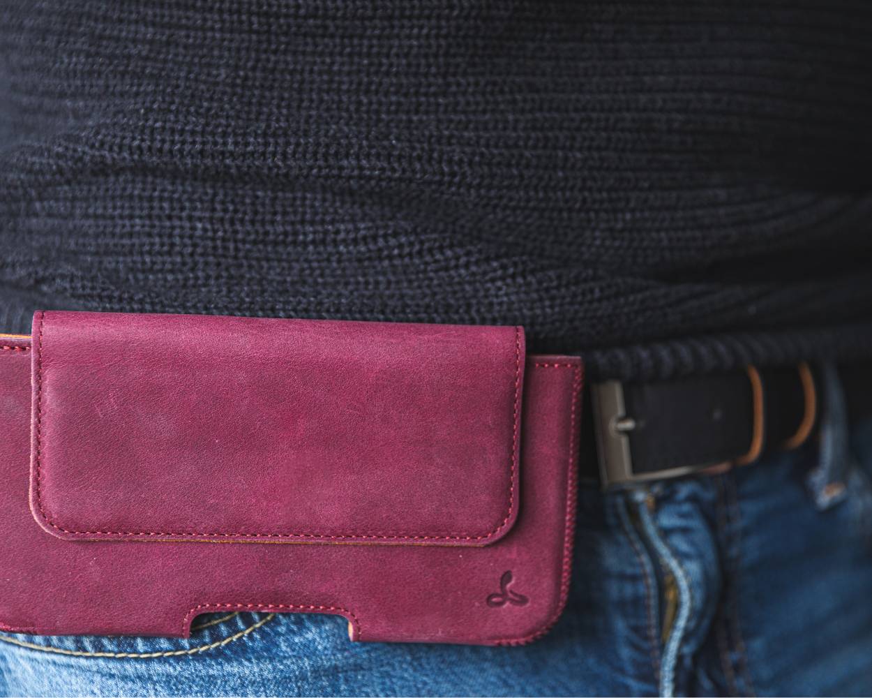 L - Vintage Belt Pouch