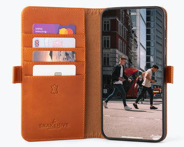 Metro Leder-Wallet-Handyhülle für Samsung Galaxy A56