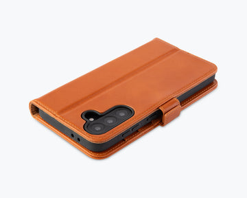 Metro Leder-Wallet-Handyhülle für Samsung Galaxy A56