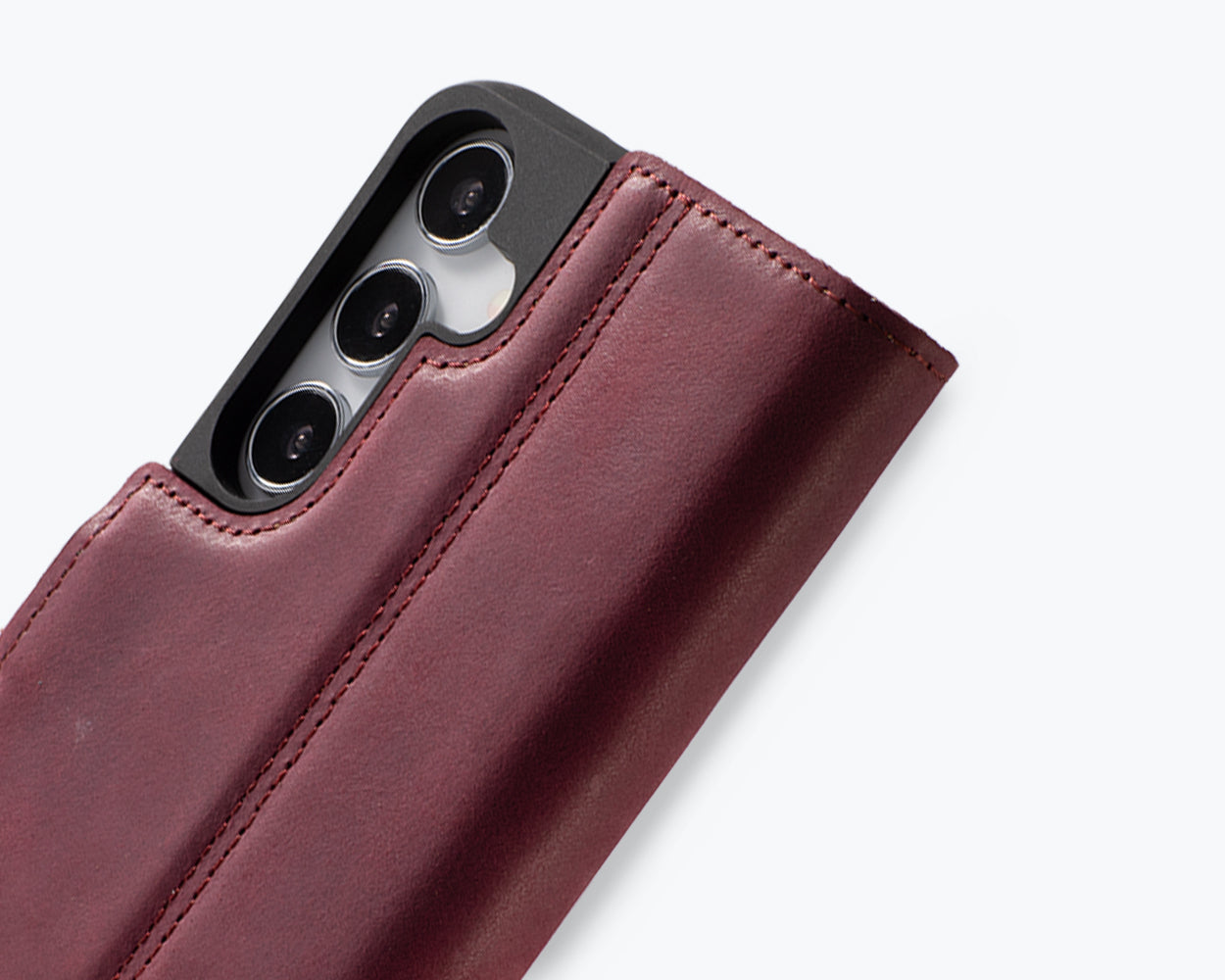 Samsung Galaxy S24 - Vintage Leather Wallet Phone Case