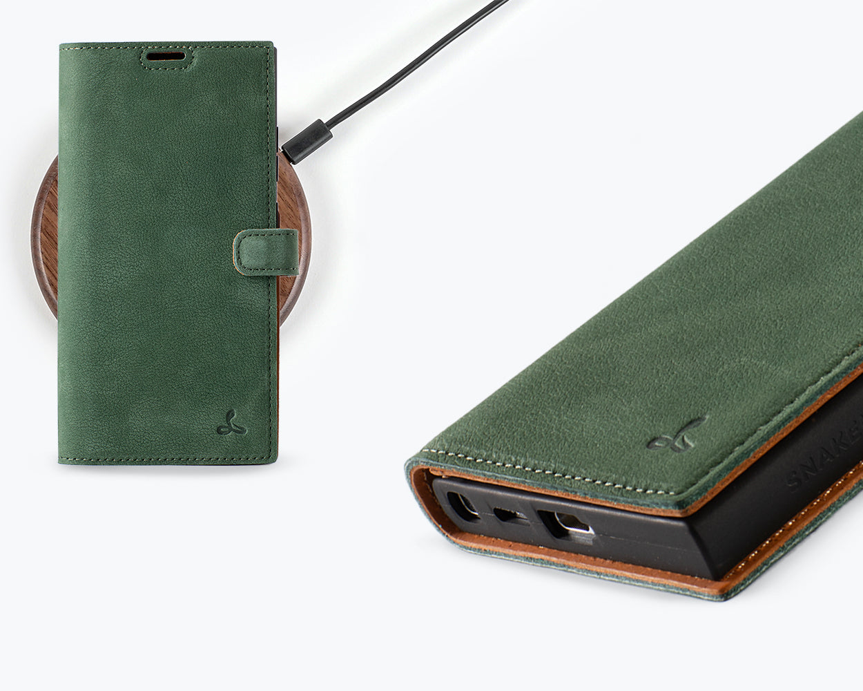 Samsung Galaxy S24 Ultra - Vintage Leather Wallet Phone Case