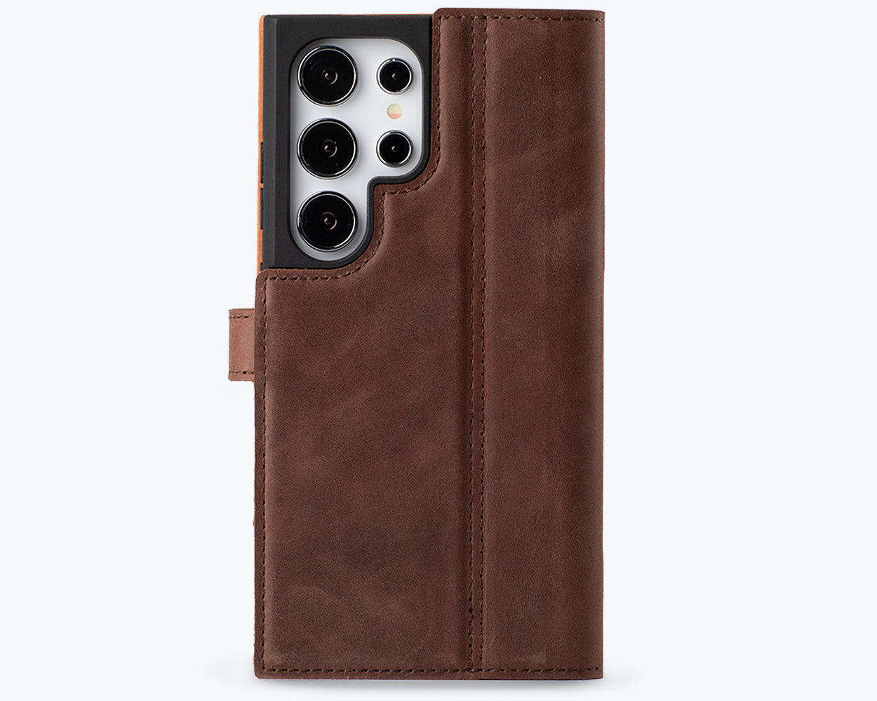 Samsung Galaxy S24 Ultra - Vintage Leather Wallet Phone Case