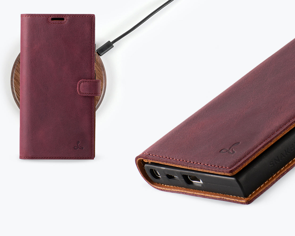 Samsung Galaxy S24 Ultra - Vintage Leather Wallet Phone Case