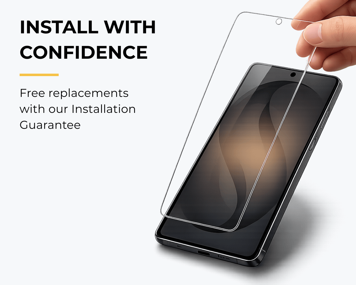 Snakehive Store Tempered Glass Samsung Galaxy S22 Ultra - Premium Hybrid Screen Protector Hybrid Screen Protector for Galaxy S22 Ultra